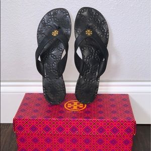 Black Tory Burch Sandals- Monroe Thong 8.5